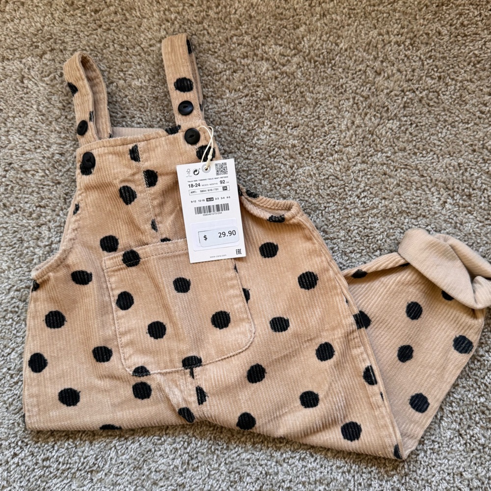 Polka Dot Zara Overalls
